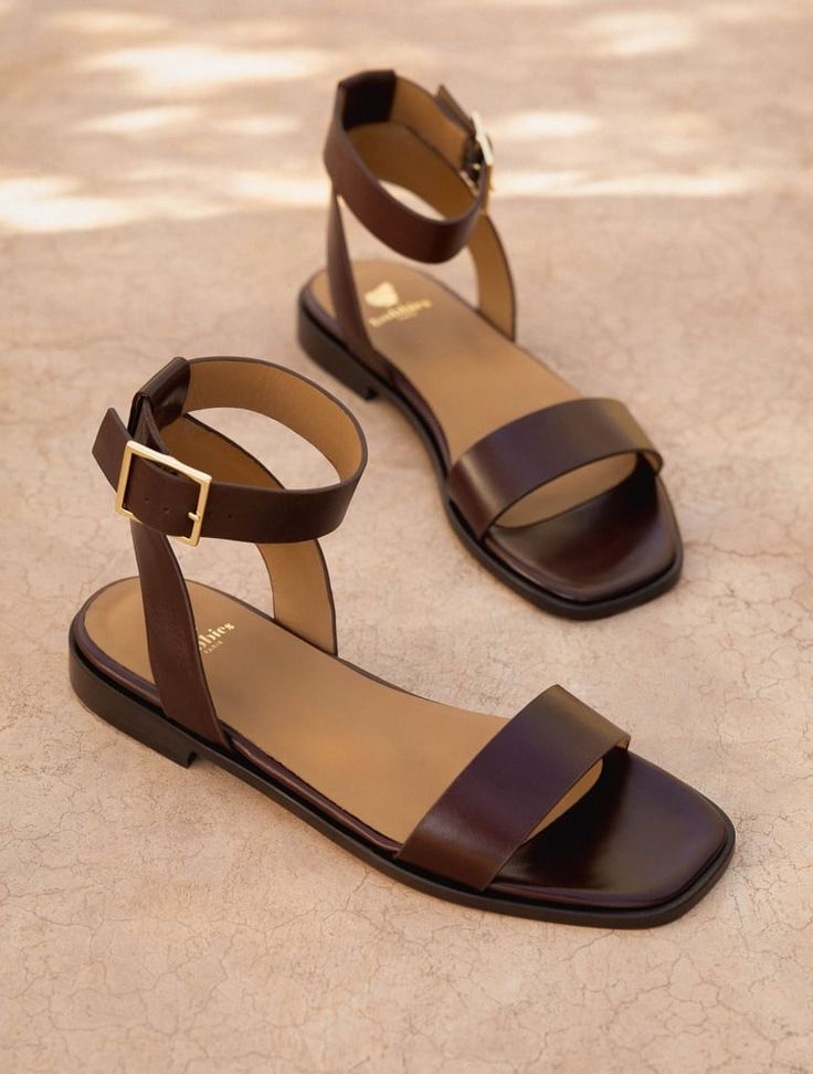 Isla Tan Leather Sandal