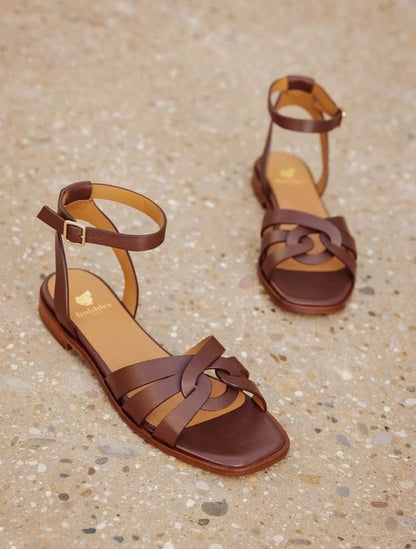 Isla Tan Leather Sandal