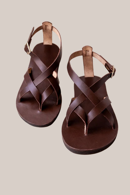 Maya Natural Leather Sandal