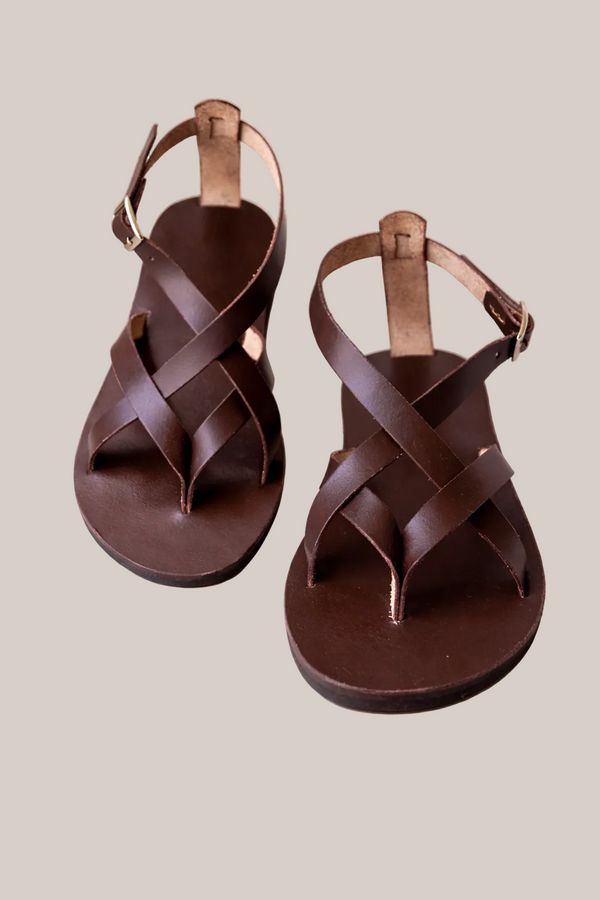 Maya Natural Leather Sandal